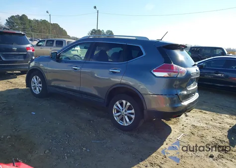 2016 Nissan Rogue Sv из США, поврежденный, VIN 5N1AT2MVXGC796872